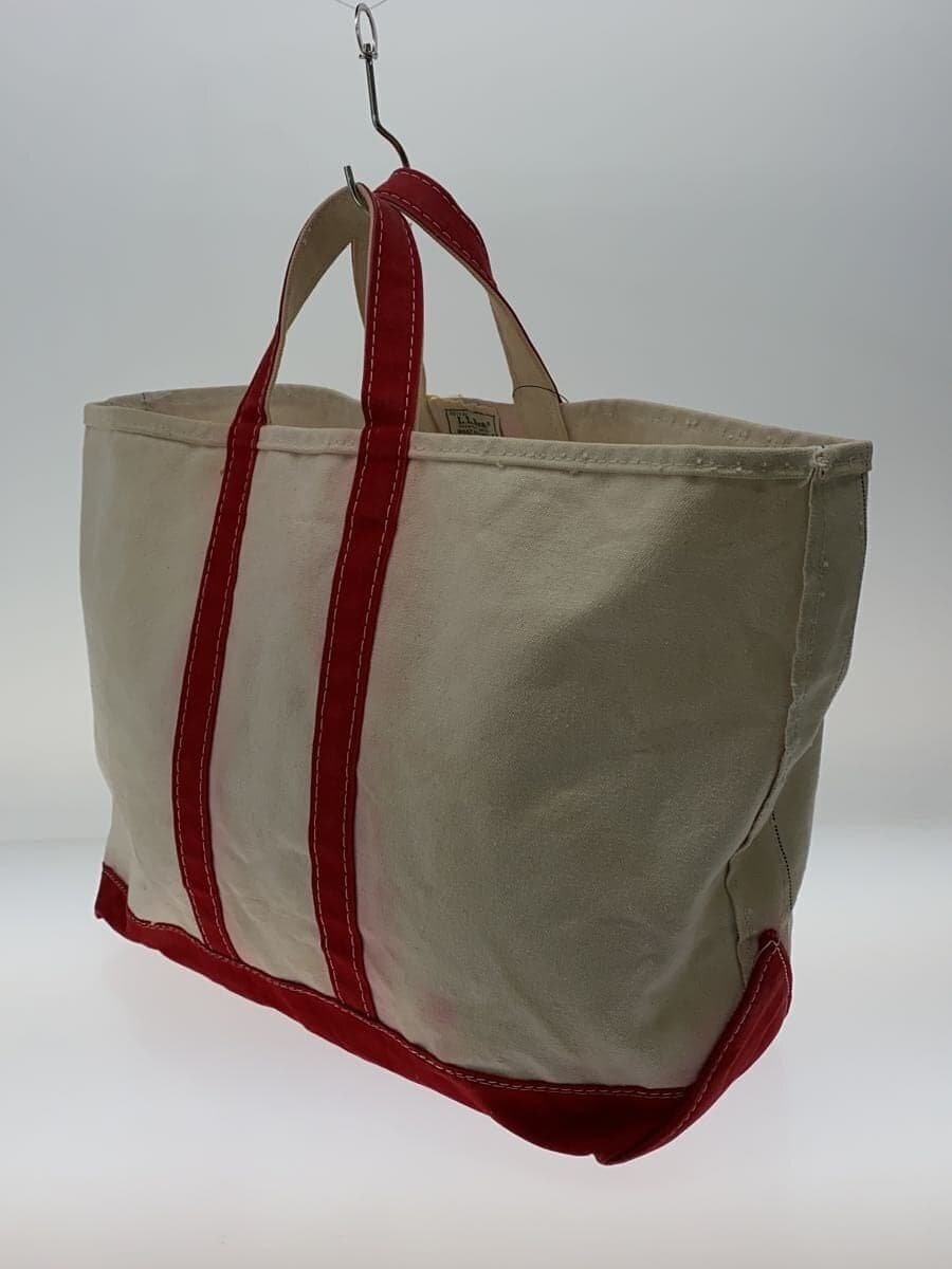 L.L.Bean Tote Bag Canvas RED 2