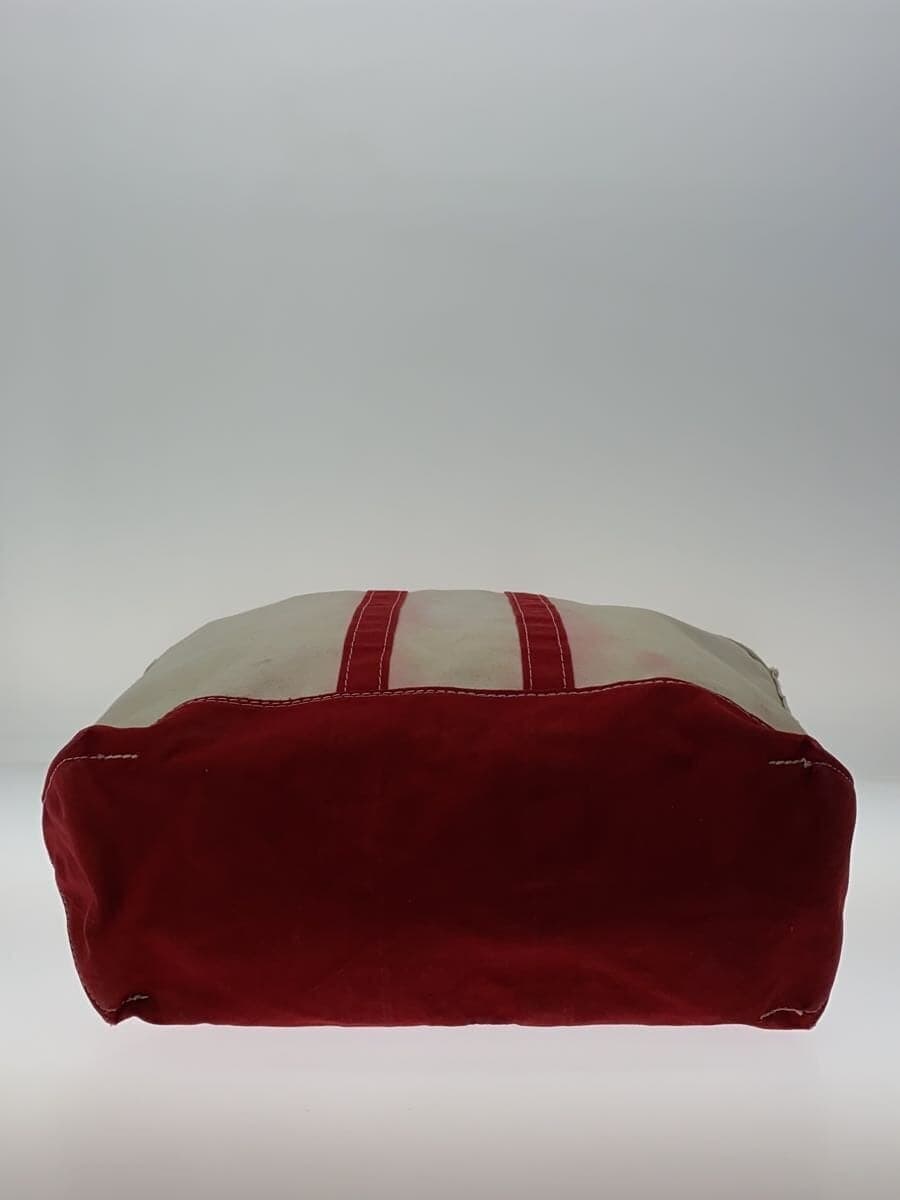 L.L.Bean Tote Bag Canvas RED 4