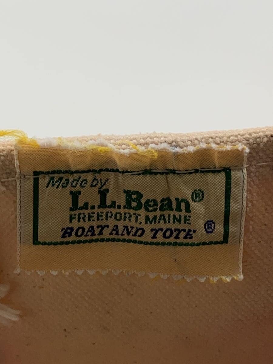 L.L.Bean Tote Bag Canvas RED 5