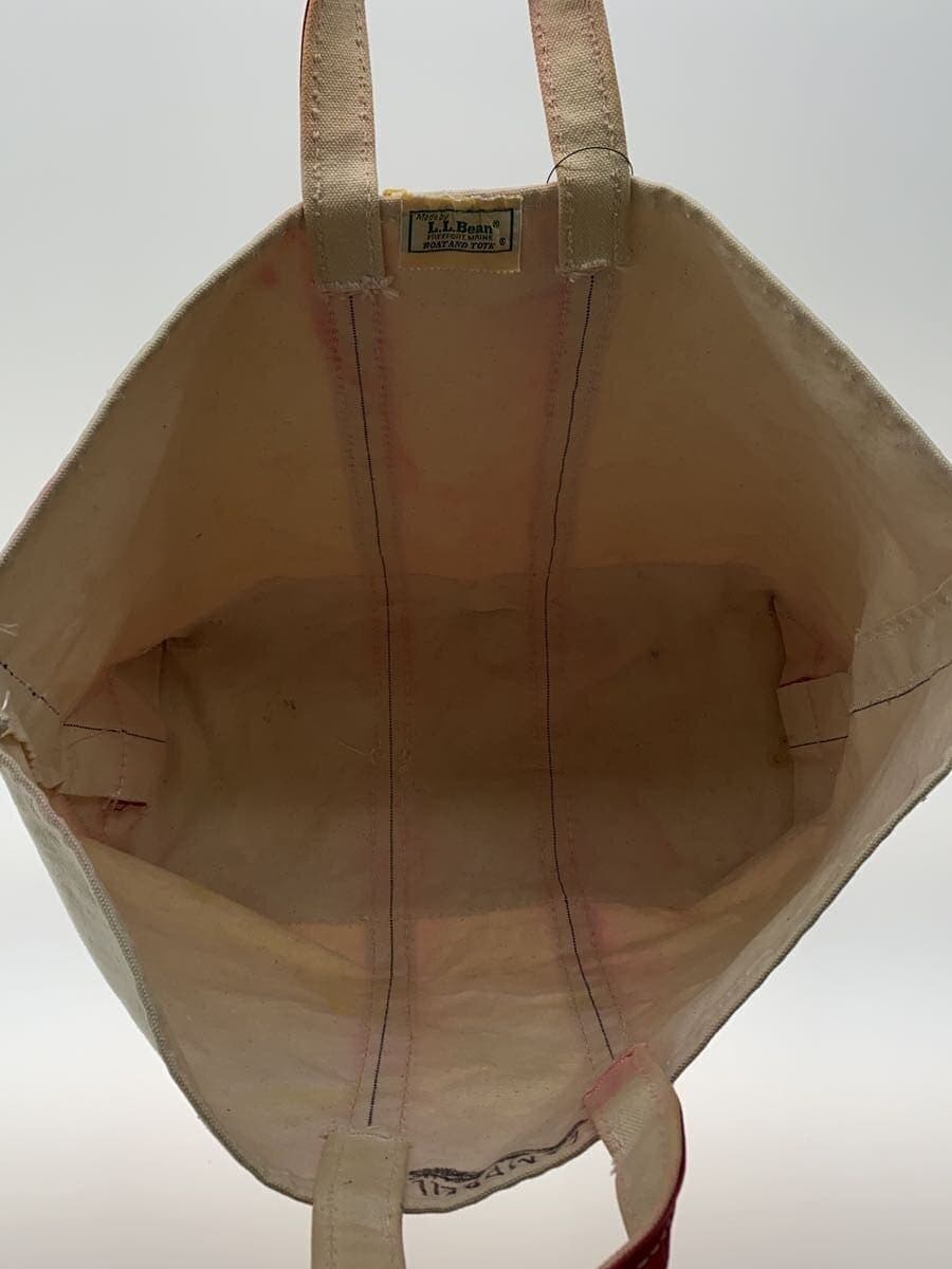 L.L.Bean Tote Bag Canvas RED 6