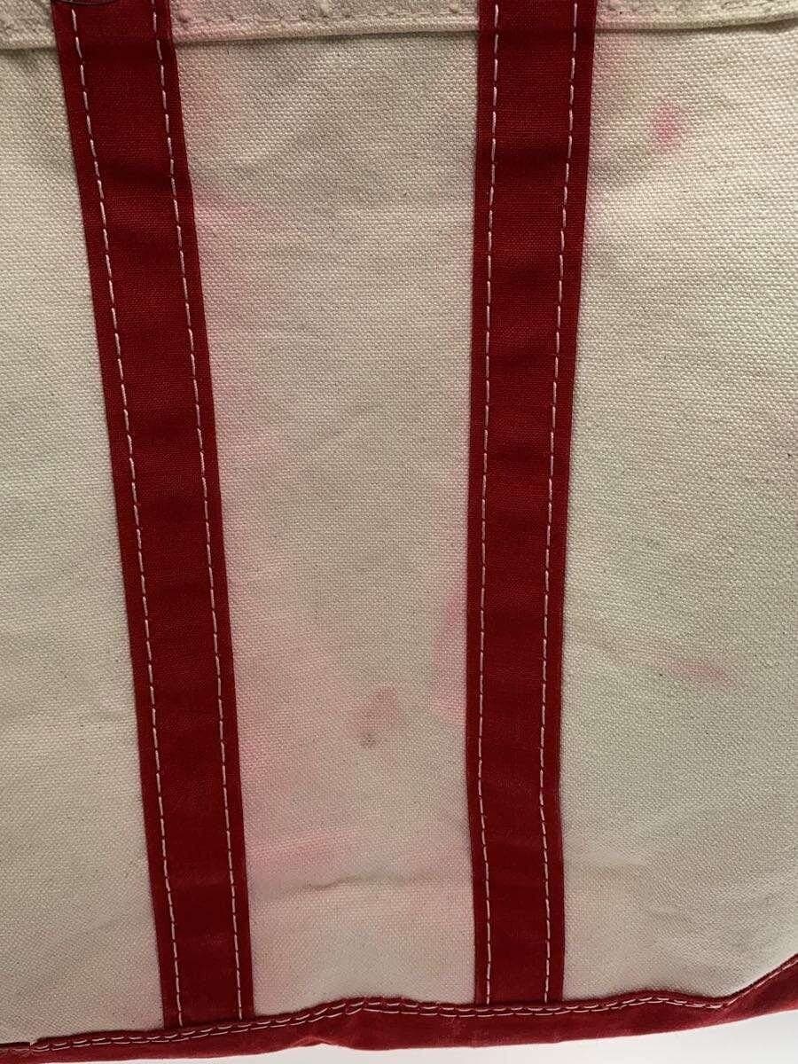 L.L.Bean Tote Bag Canvas RED 7