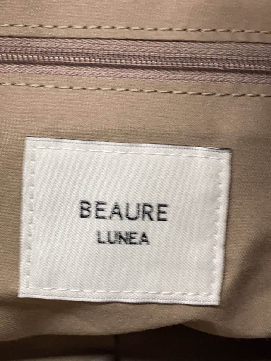 Beaure Shoulder Bag Leather BEG 5