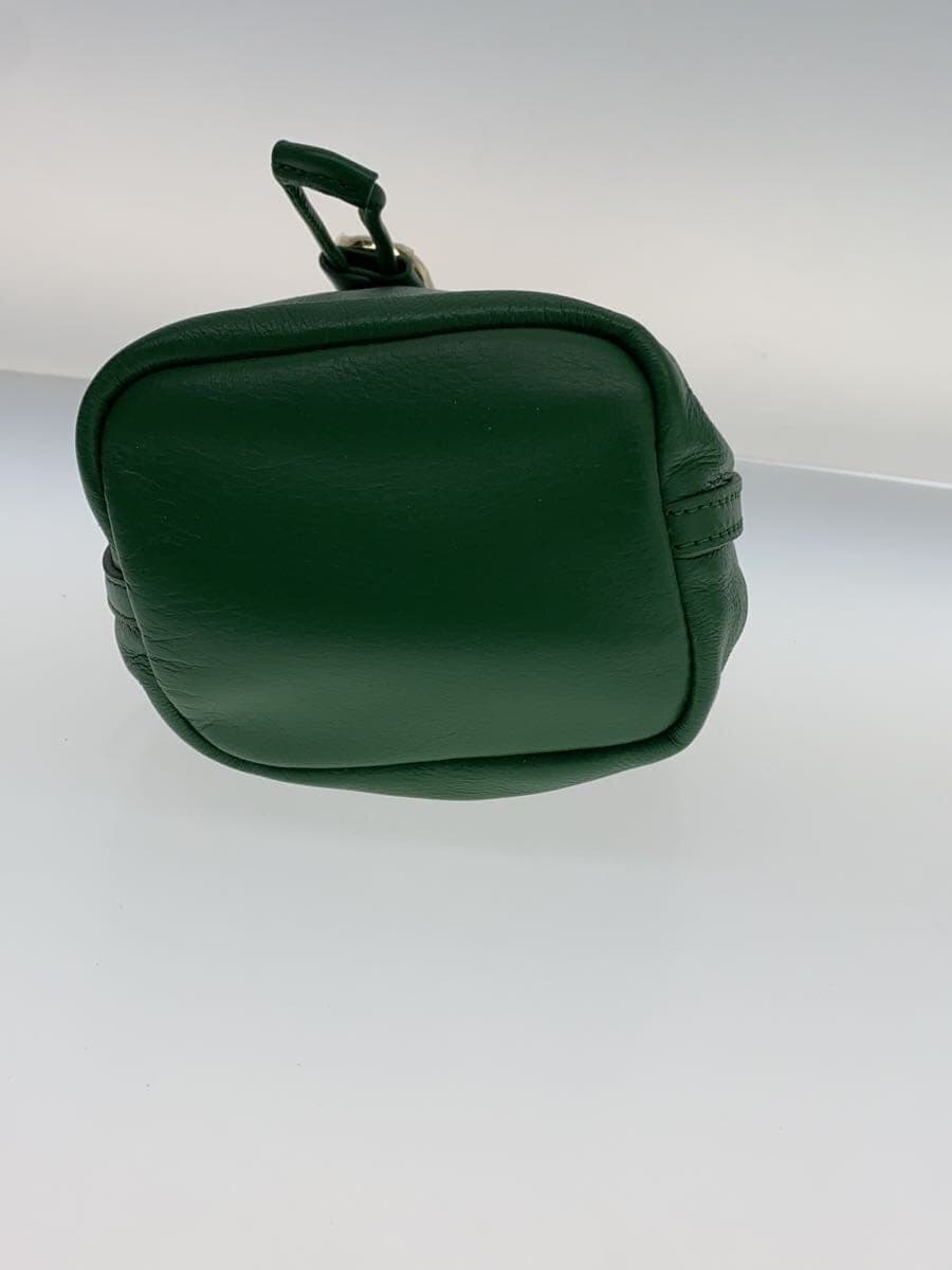 ear PAPILLONNER Shoulder Bag Leather GRN 4