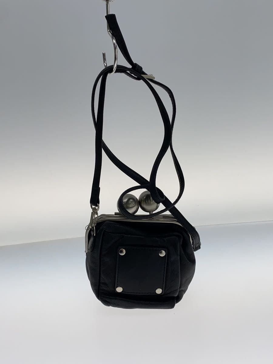 kawa-kawa Shoulder Bag Leather BLK 3