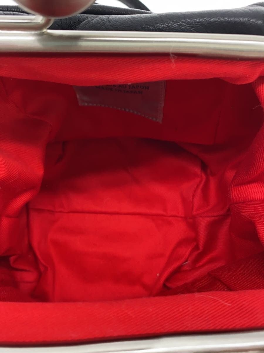 kawa-kawa Shoulder Bag Leather BLK 6