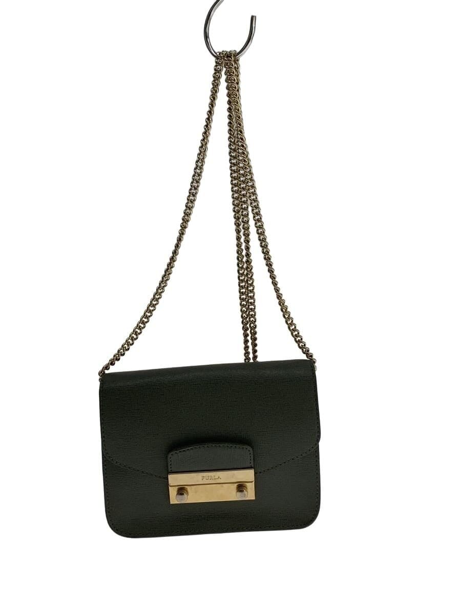 FURLA Shoulder Bag PVC GRN