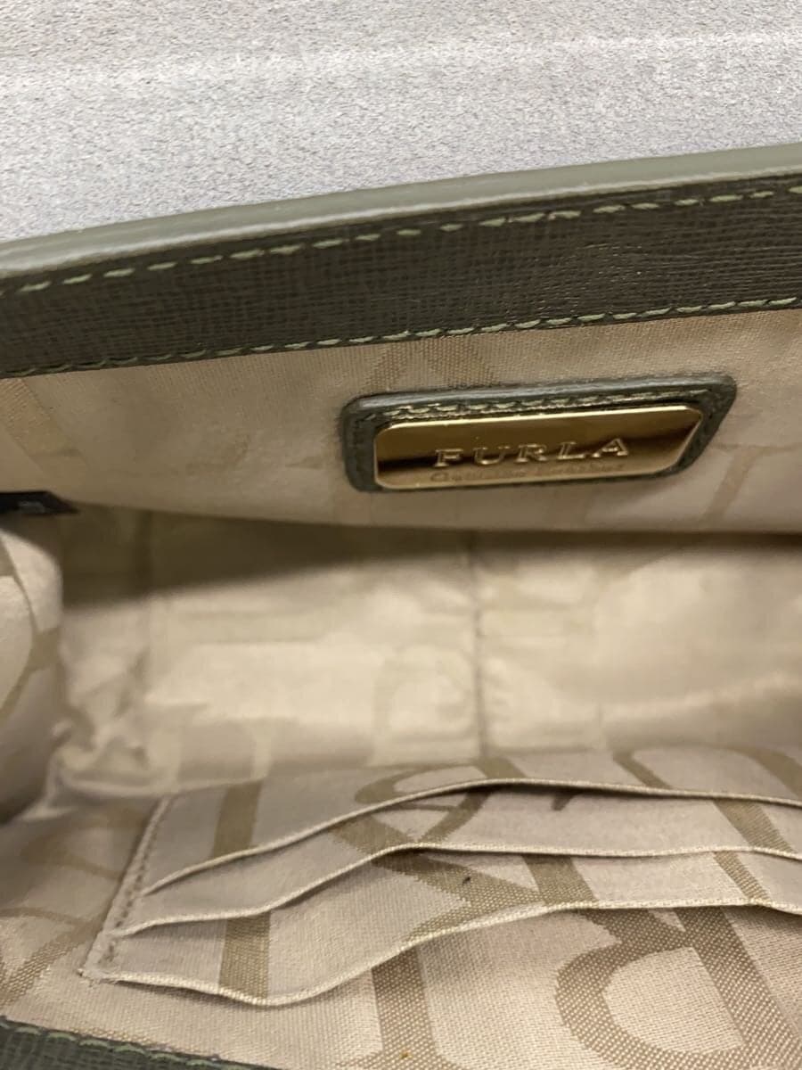 FURLA Shoulder Bag PVC GRN 6