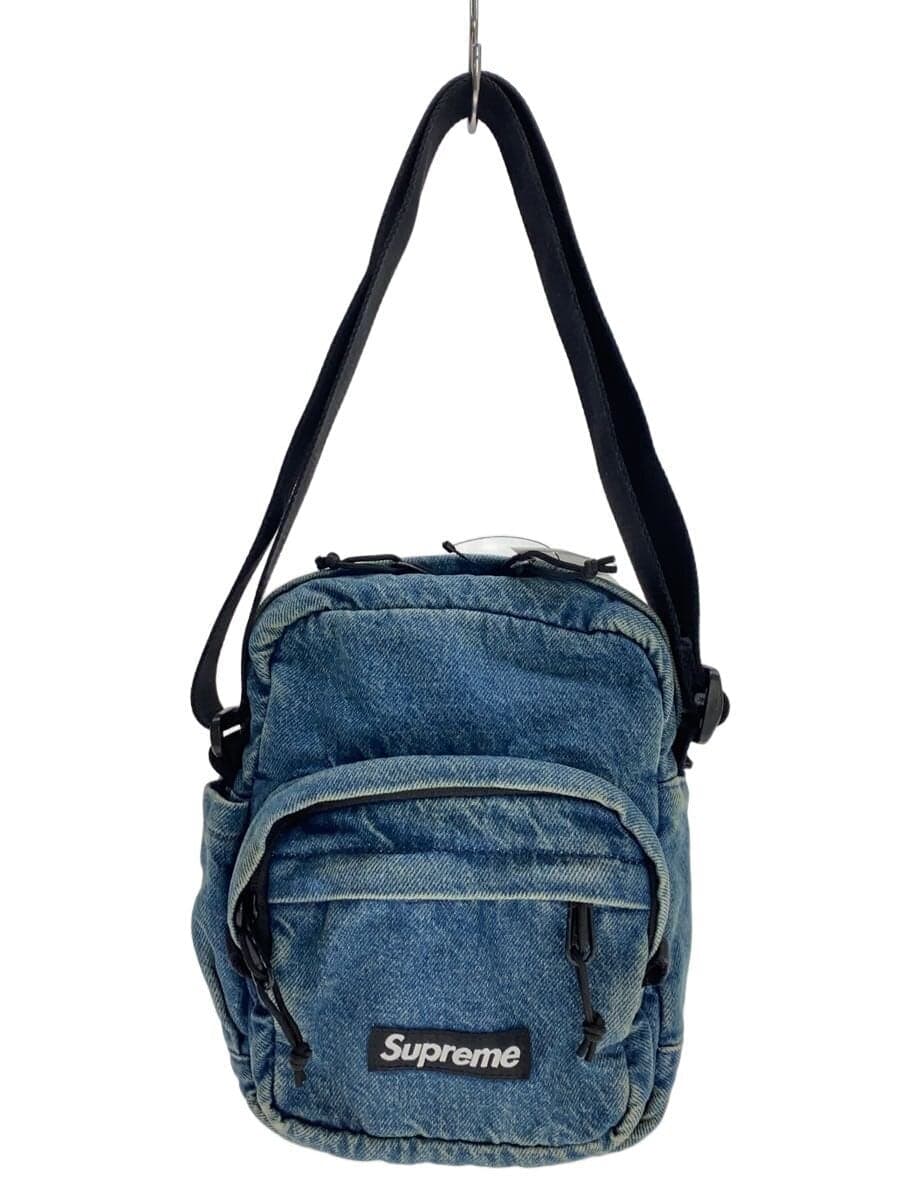 Supreme 25AW Denim Shoulder Bag Shoulder Bag Cotton IDG Solid Color