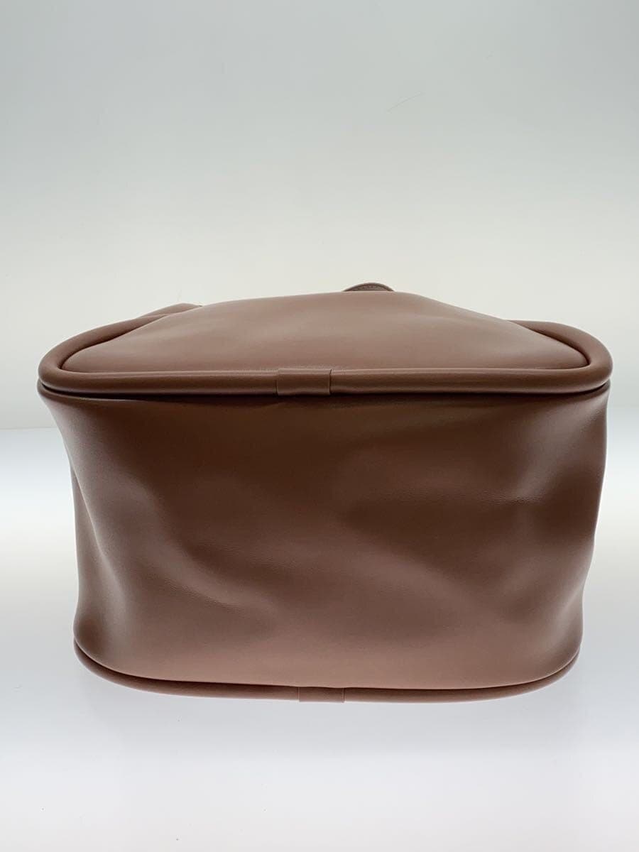 CHARLES&KEITH Layla Tubular Slouch Tote Bag Leather BRW Solid Color 4