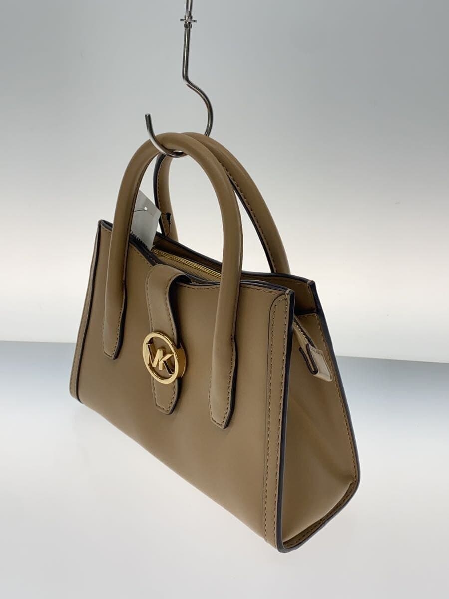 MICHAEL KORS Gabby Small Satchel 2WAY Shoulder Bag -- BEG Solid 35S3G5GS5O 2