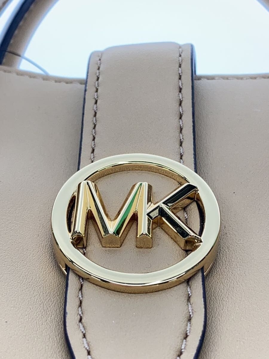 MICHAEL KORS Gabby Small Satchel 2WAY Shoulder Bag -- BEG Solid 35S3G5GS5O 5