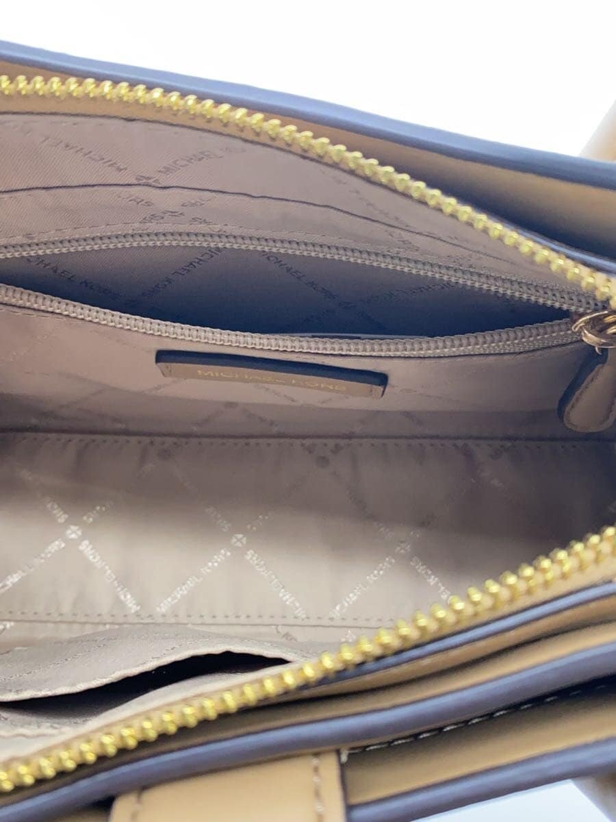 MICHAEL KORS Gabby Small Satchel 2WAY Shoulder Bag -- BEG Solid 35S3G5GS5O 6