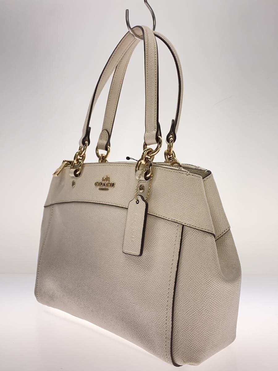 COACH bag -- WHT plain F25395 2