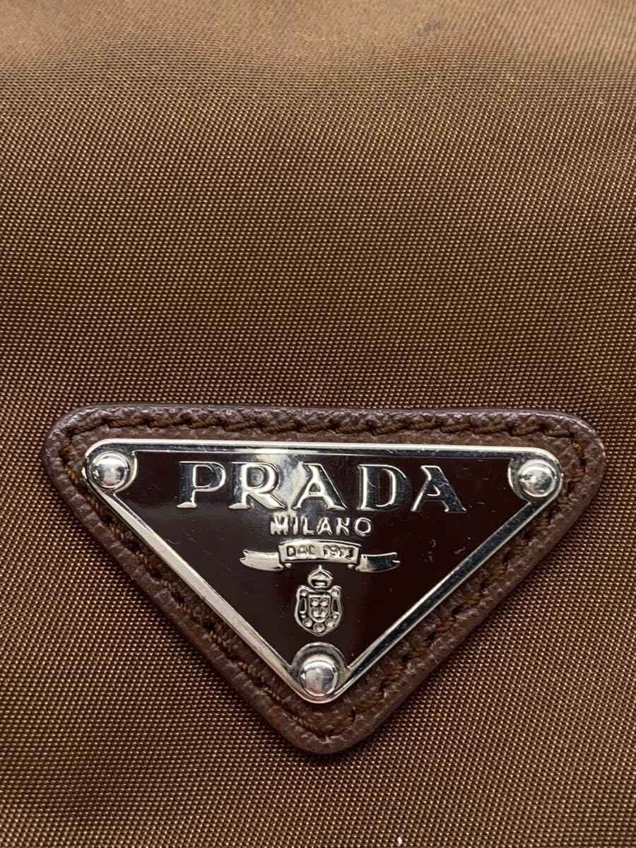PRADA shoulder bag nylon BRW solid color BT1738 5
