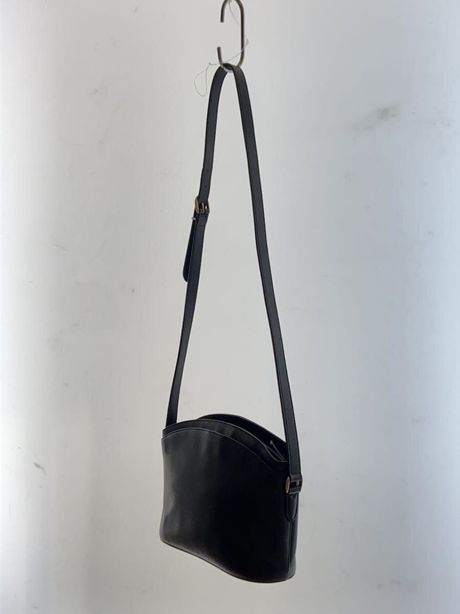 COACHOLD Shoulder Bag Leather BLK Solid 084 2