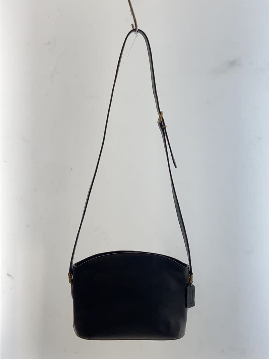 COACHOLD Shoulder Bag Leather BLK Solid 084 3