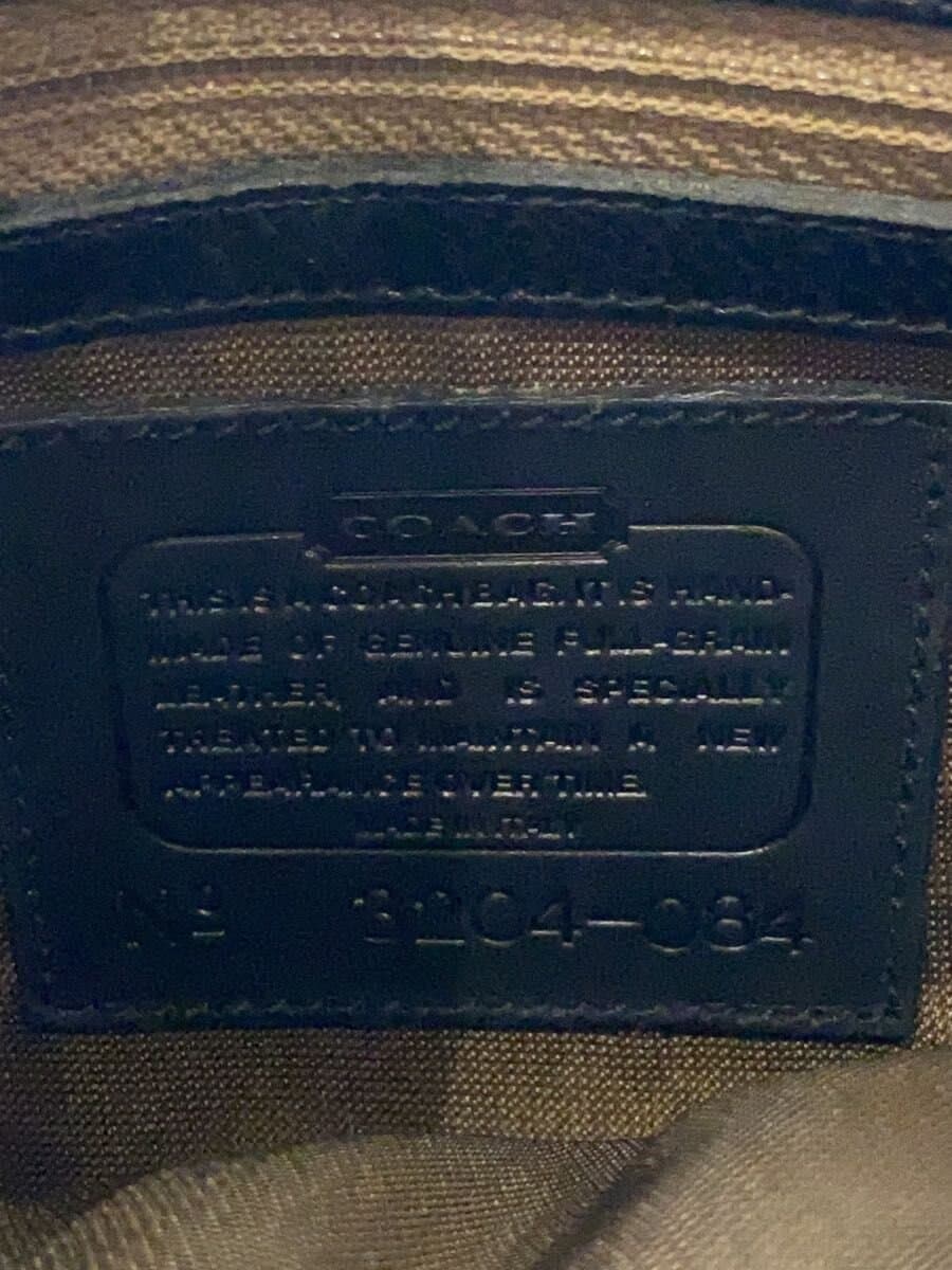 COACHOLD Shoulder Bag Leather BLK Solid 084 5