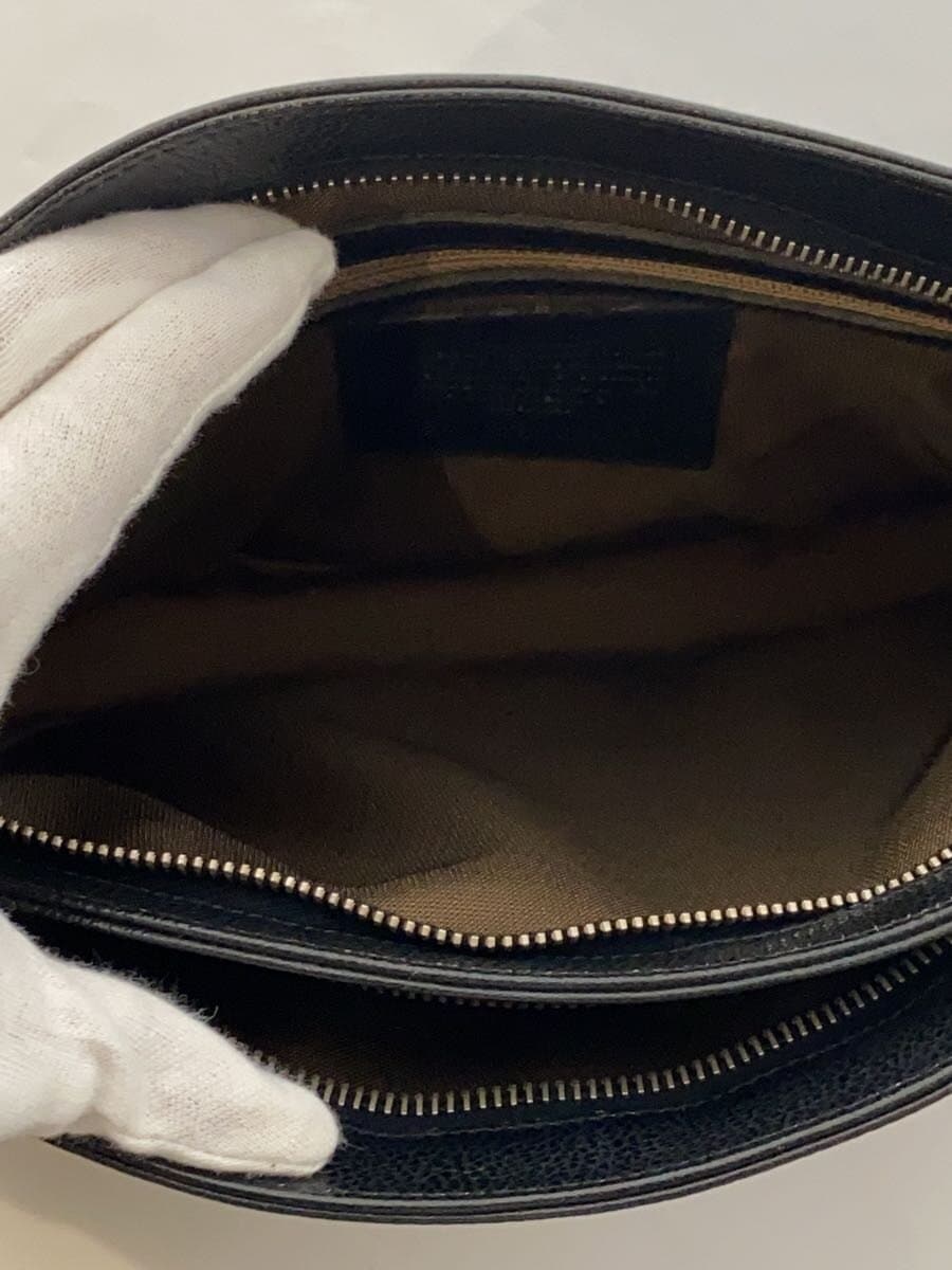 COACHOLD Shoulder Bag Leather BLK Solid 084 6