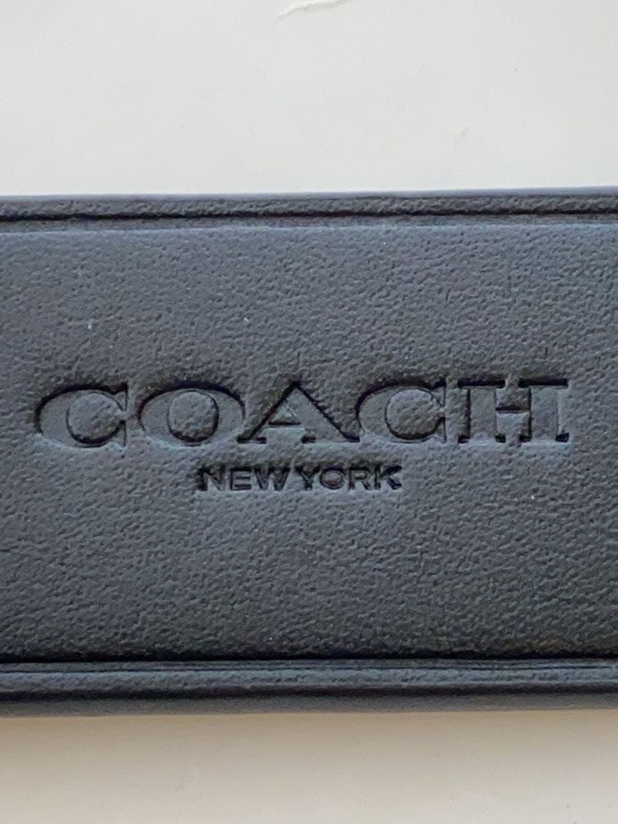 COACH Shoulder Bag Leather BLK All Over Pattern CP192 5