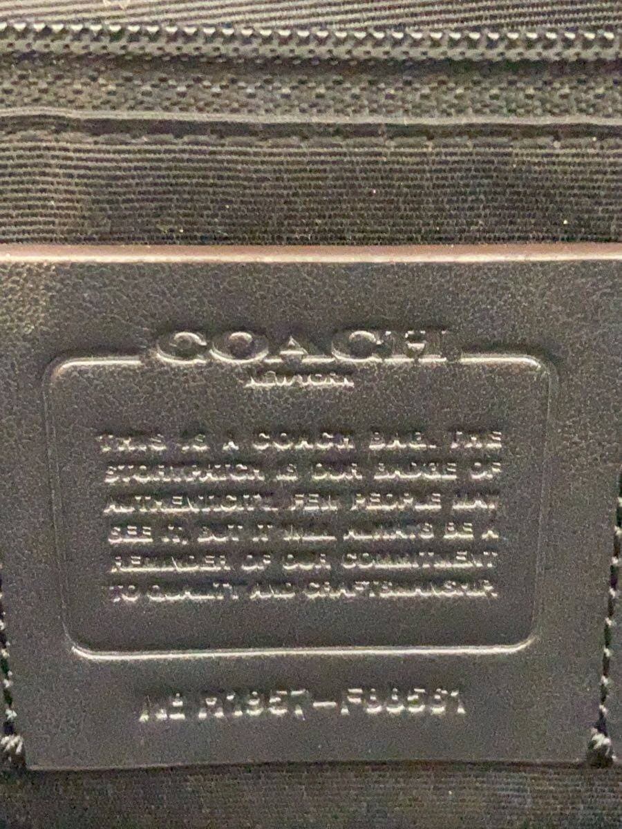 COACH Shoulder Bag Leather BLK Solid F88561 5