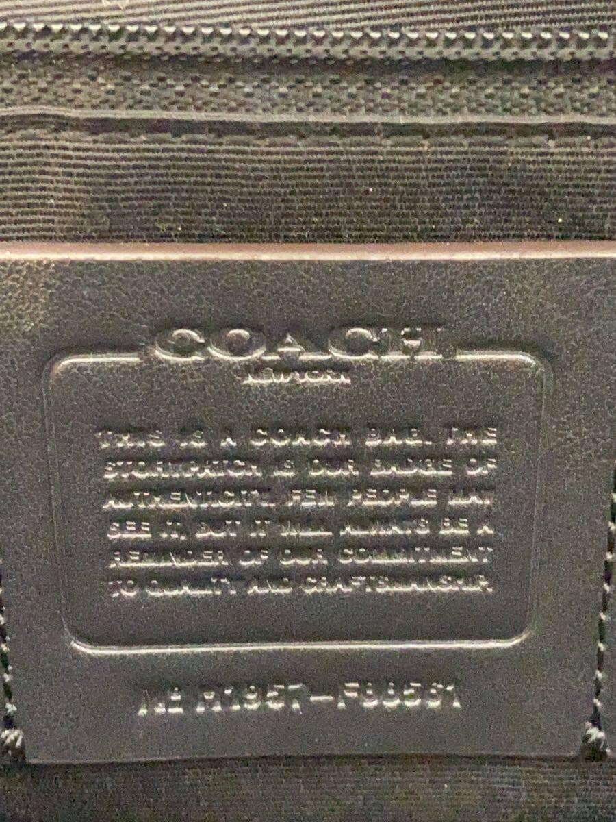 COACH Shoulder Bag Leather BLK Solid F88561 5