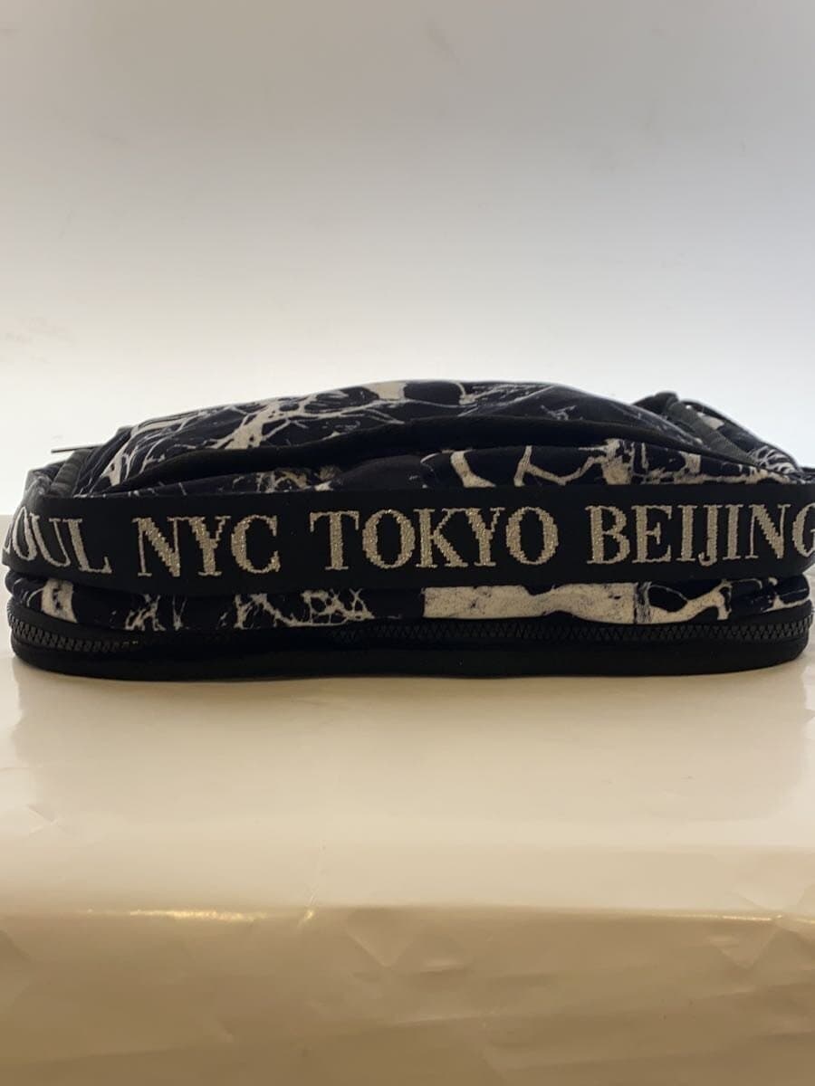 LESPORTSAC x LIBERTINE Midnight Forest Shoulder Bag Polyester BLK All Over Pattern HV24A 4