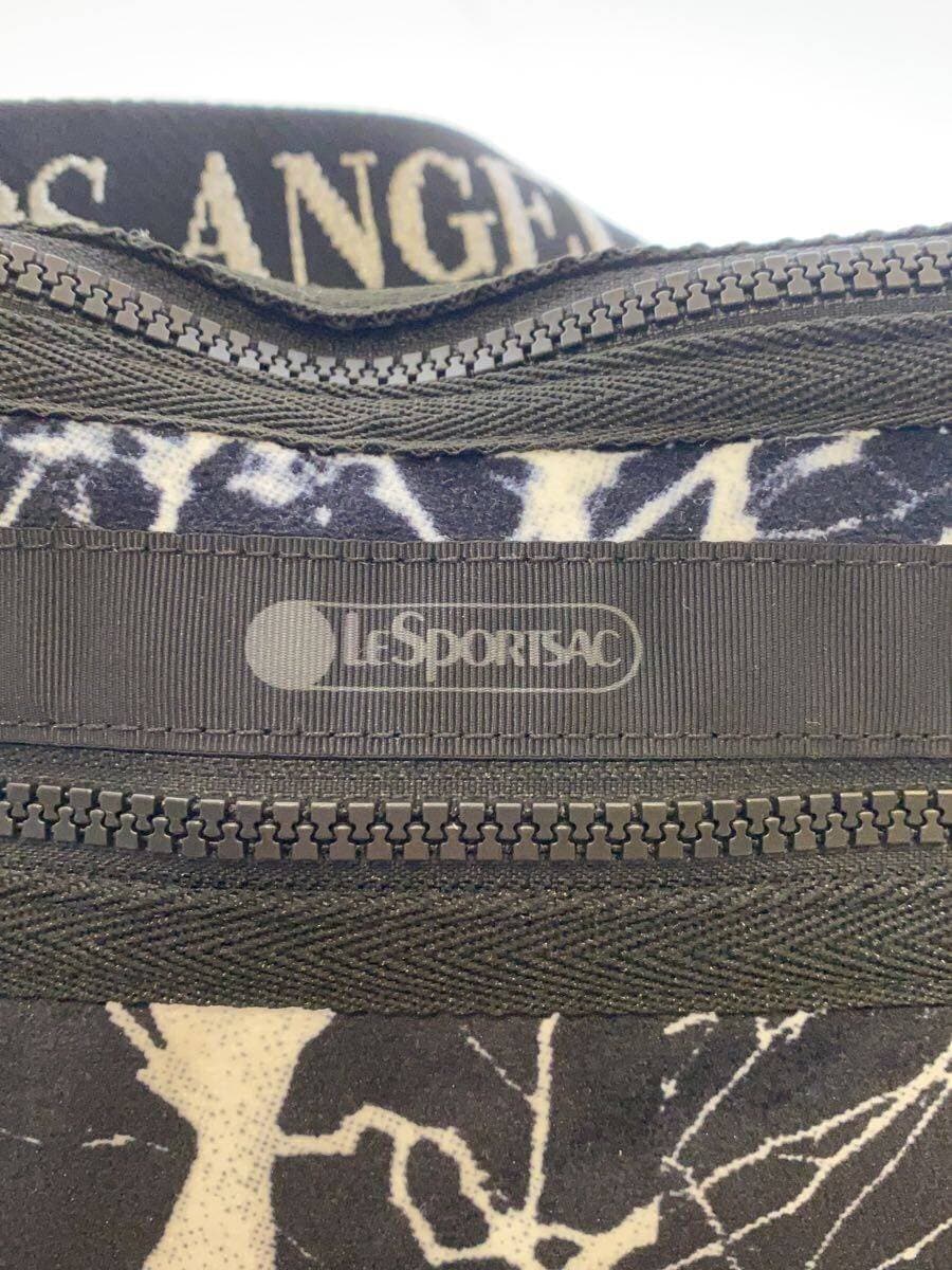 LESPORTSAC x LIBERTINE Midnight Forest Shoulder Bag Polyester BLK All Over Pattern HV24A 5