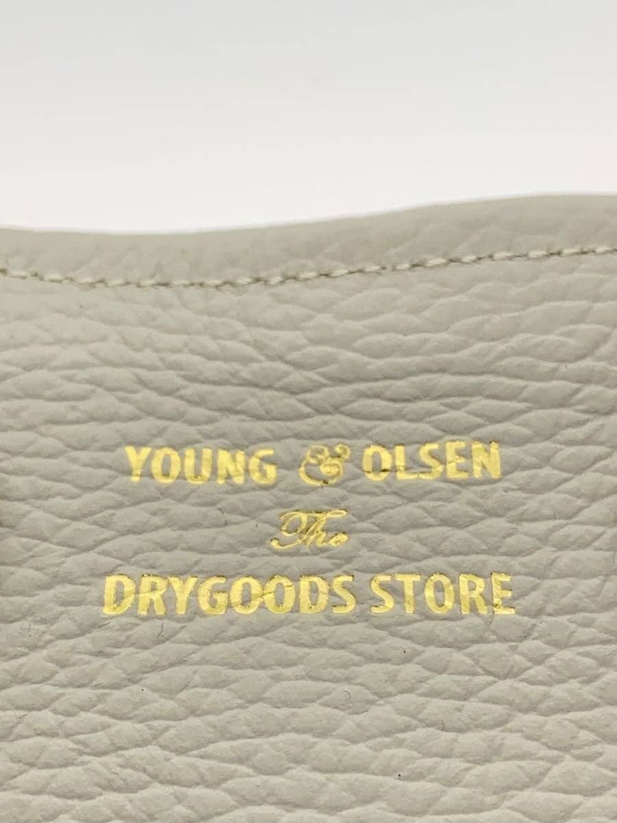 YOUNG & OLSEN tote bag leather WHT plain 5
