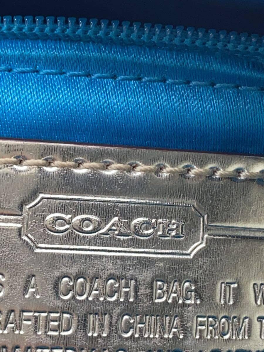 COACH tote bag leather gold plain 13820 5