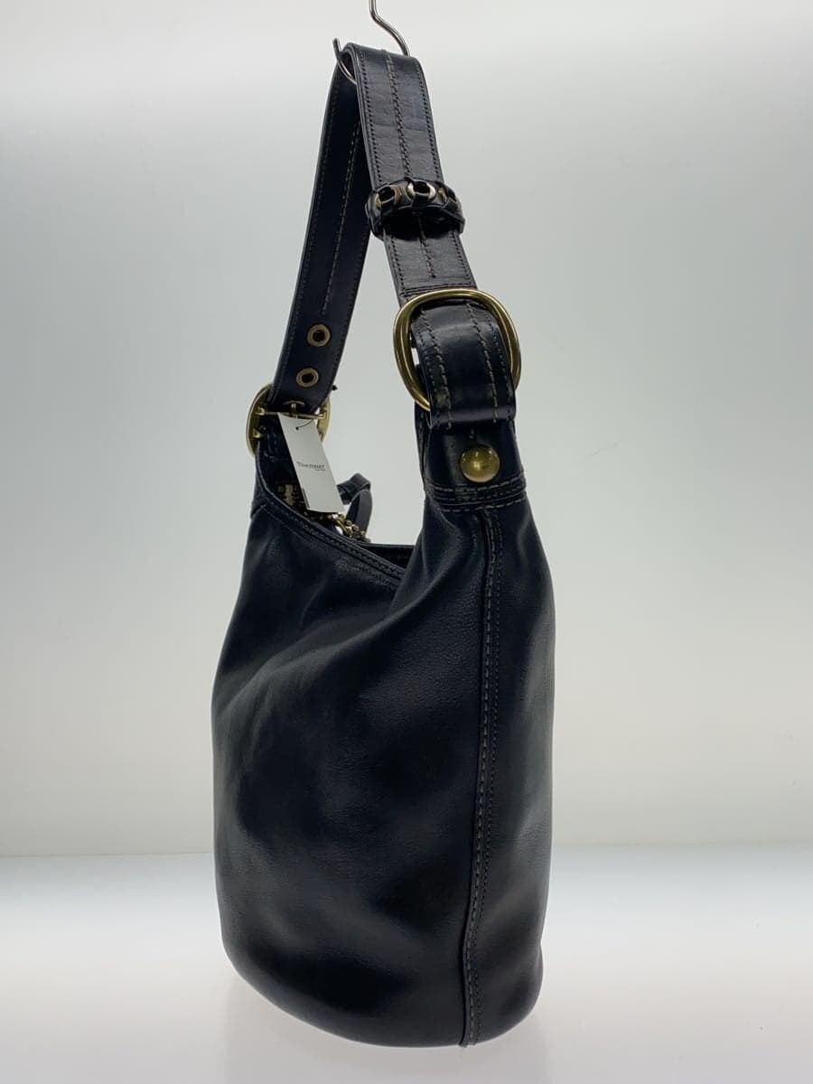 COACH Shoulder Bag Legacy Black Leather BLK Solid 11422 2