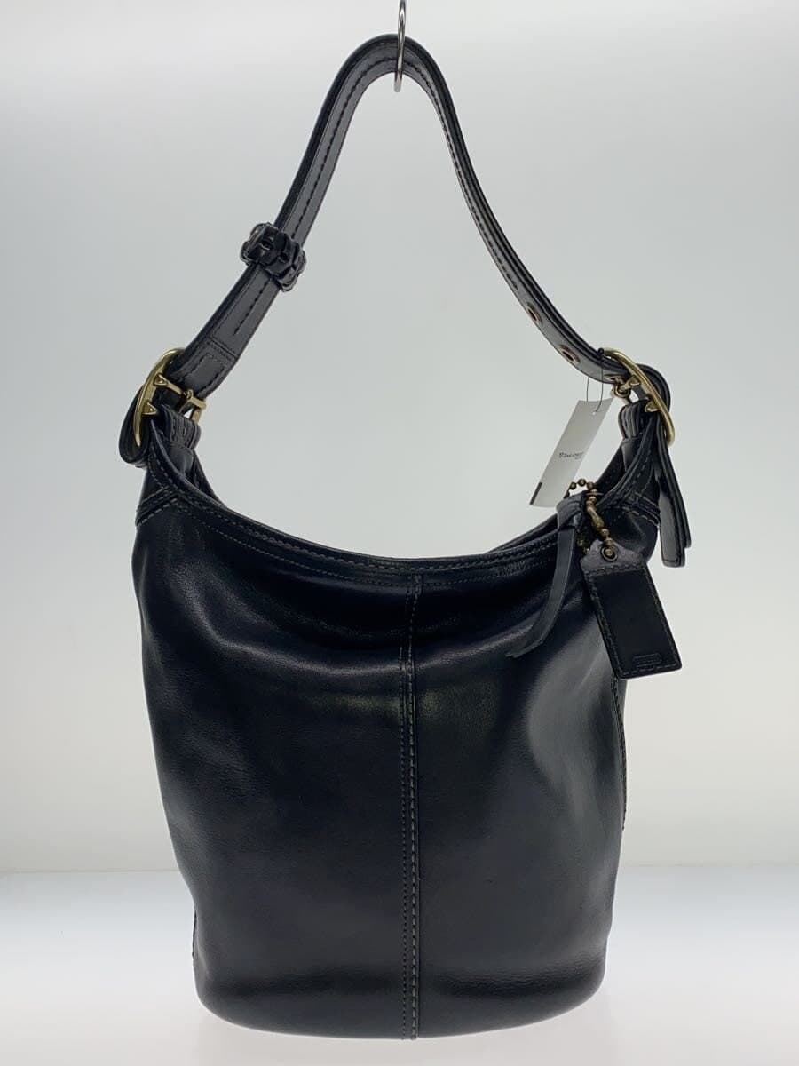 COACH Shoulder Bag Legacy Black Leather BLK Solid 11422 3
