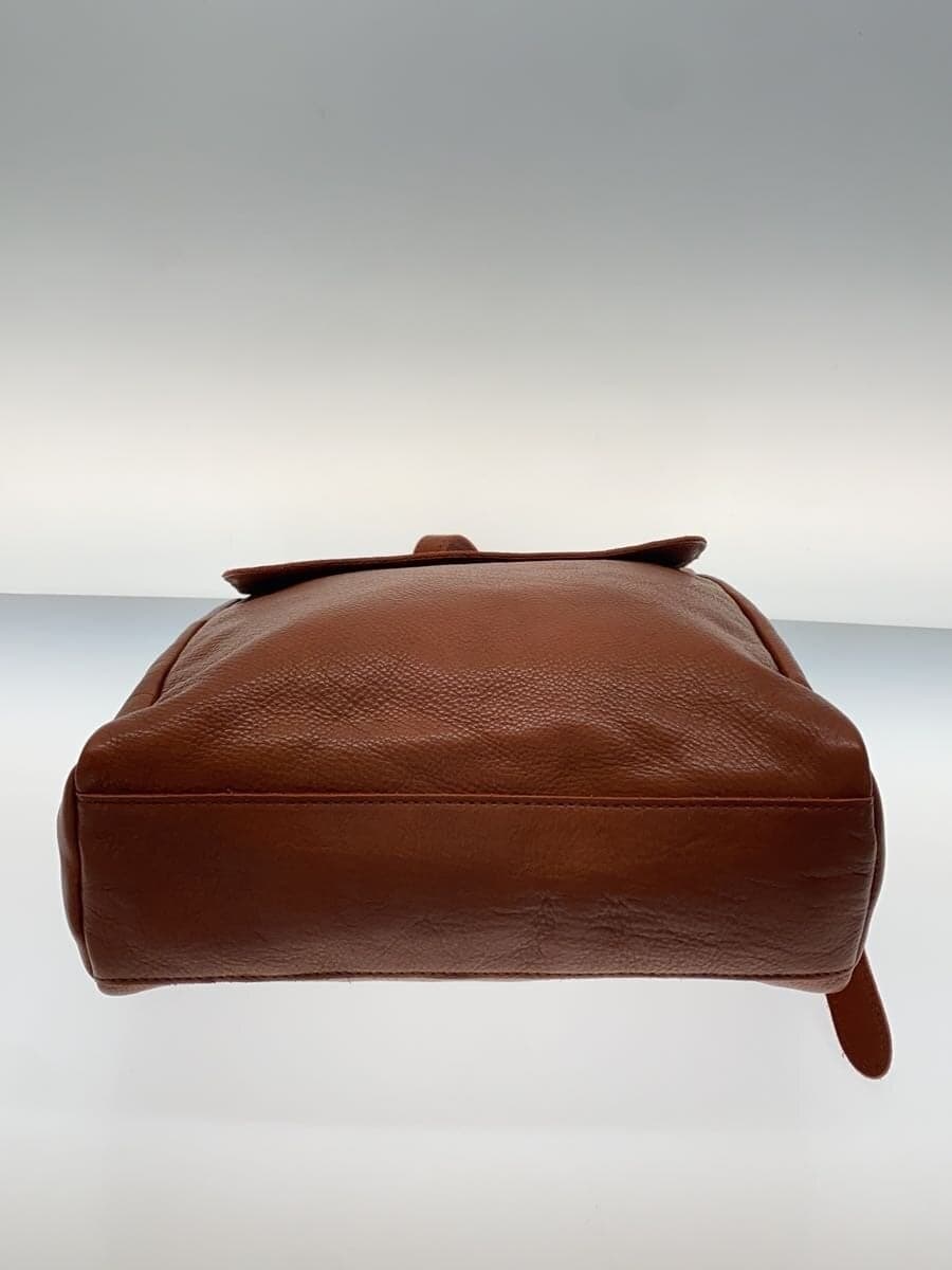 Kissora cover backpack leather BRW plain 4