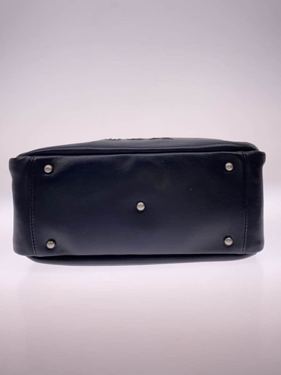 AVIREX Bluto 2WAY Shoulder Bag Leather BLK 4