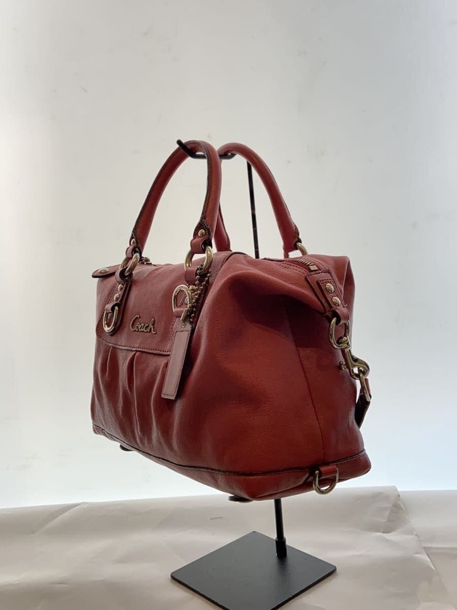COACH handbag leather PNK F15445 2