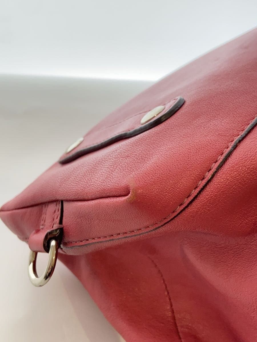 COACH handbag leather PNK F15445 8