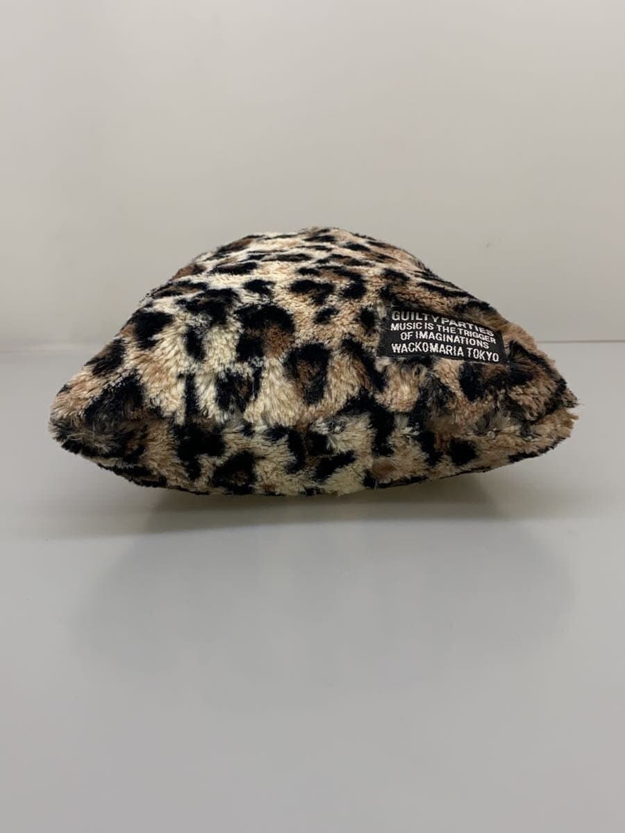 WACKO MARIA Drawstring Pouch Fur BEG Leopard 4