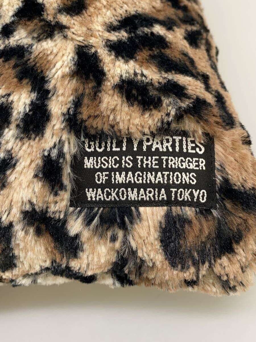 WACKO MARIA Drawstring Pouch Fur BEG Leopard 5