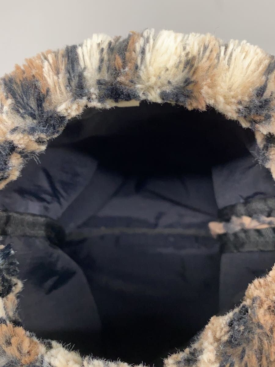 WACKO MARIA Drawstring Pouch Fur BEG Leopard 6