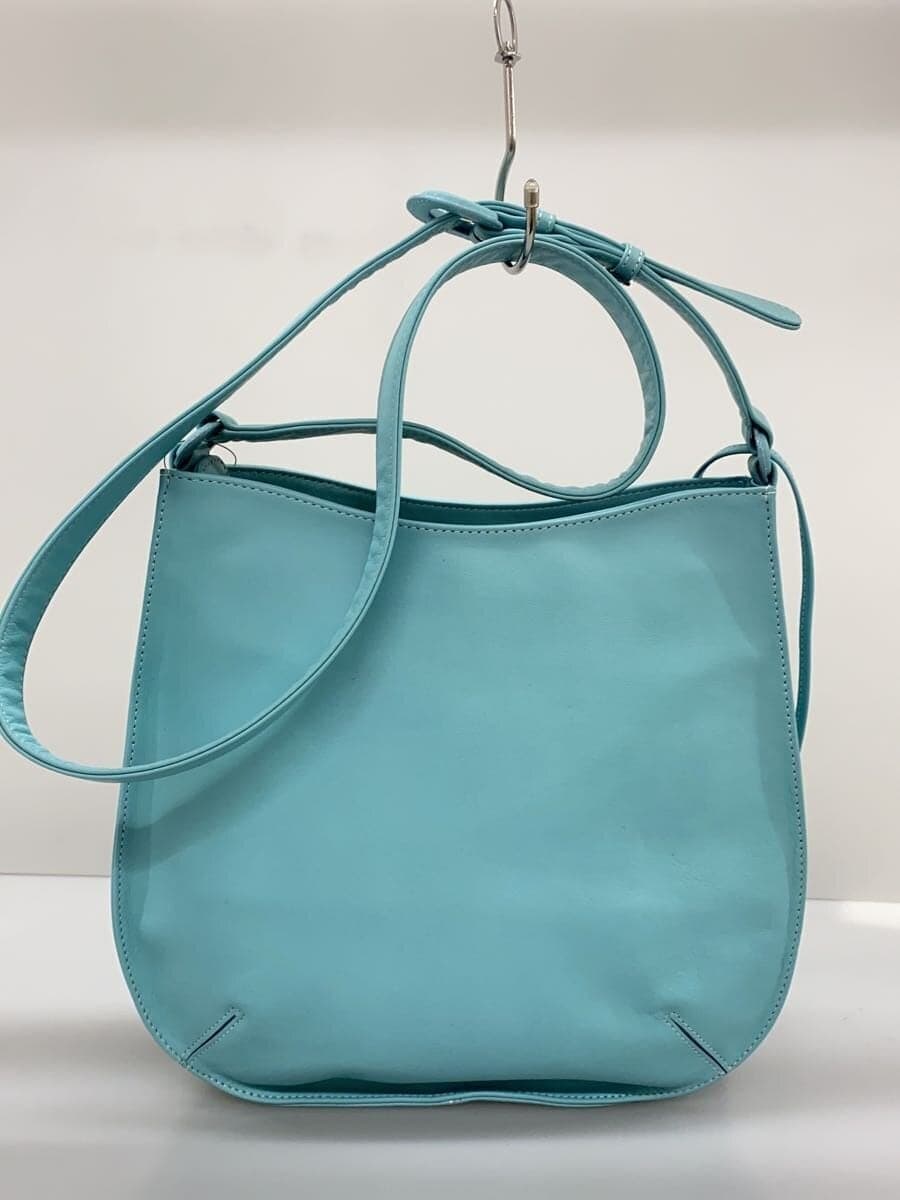 Kitamura Shoulder Bag Leather BLU Solid 3