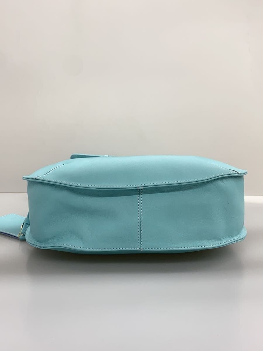 Kitamura Shoulder Bag Leather BLU Solid 4