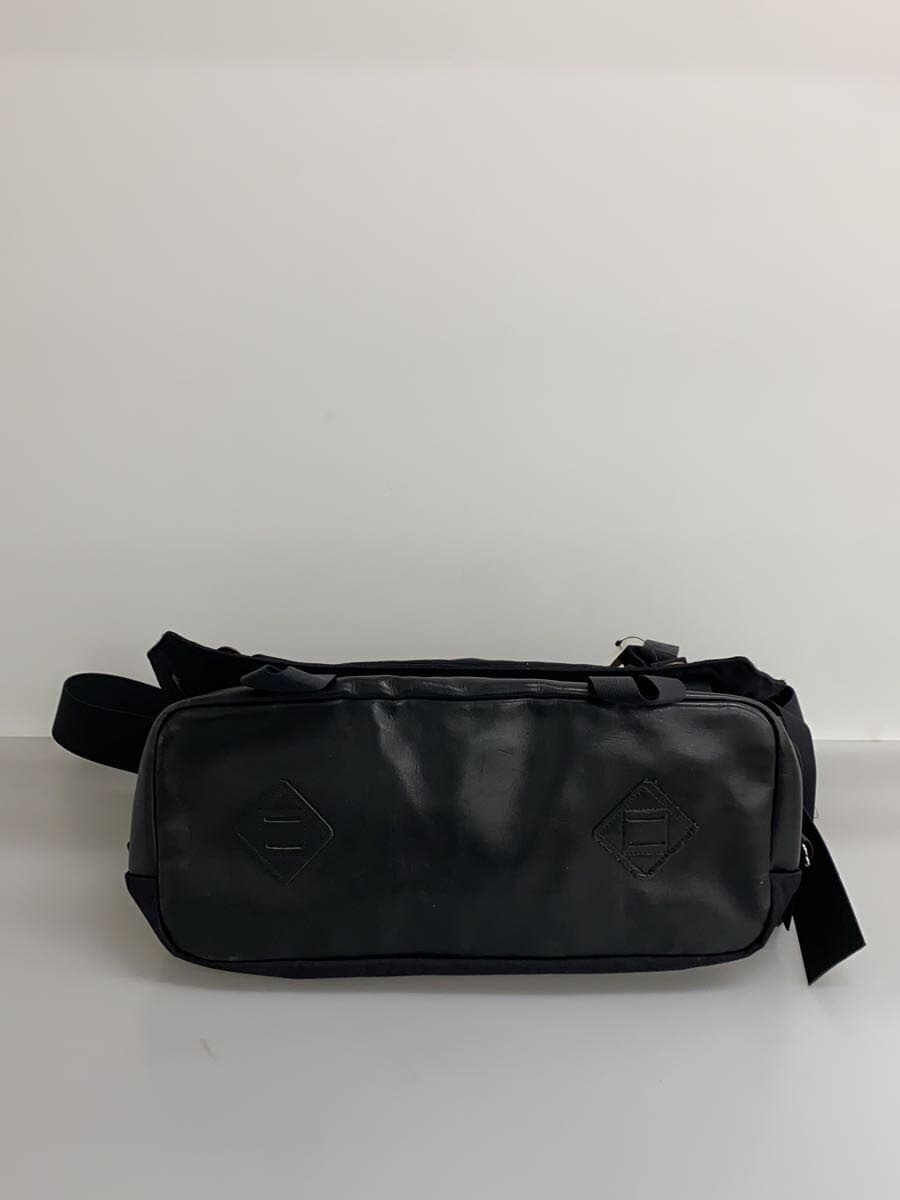 PORTER Shoulder Bag Leather Switch Messenger Bag BLK Solid 4