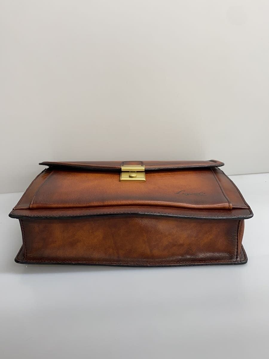 Other Brand Lugard 2-Way Lock Type Shoulder Bag Leather BRW Solid 4