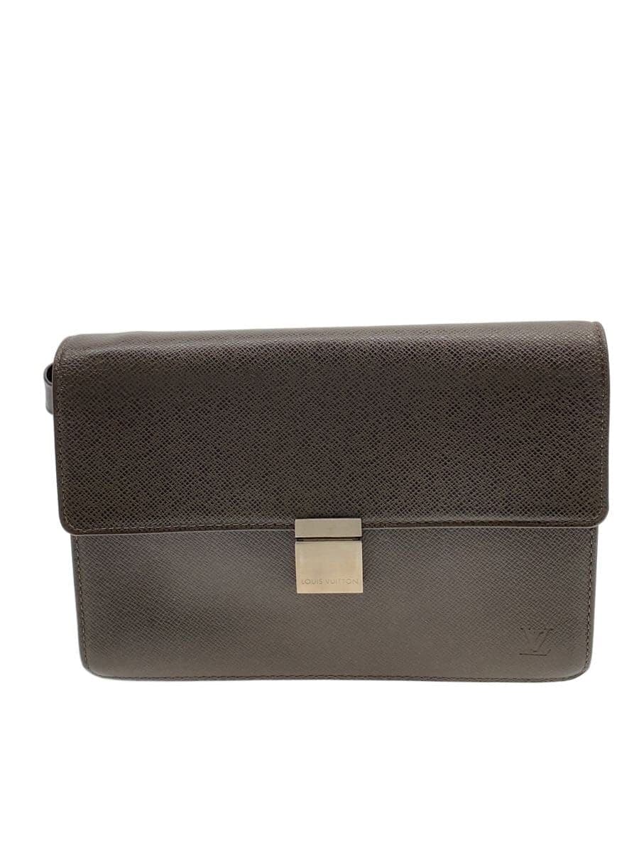 LOUIS VUITTON Selenga _Taiga BRW Solid M30788