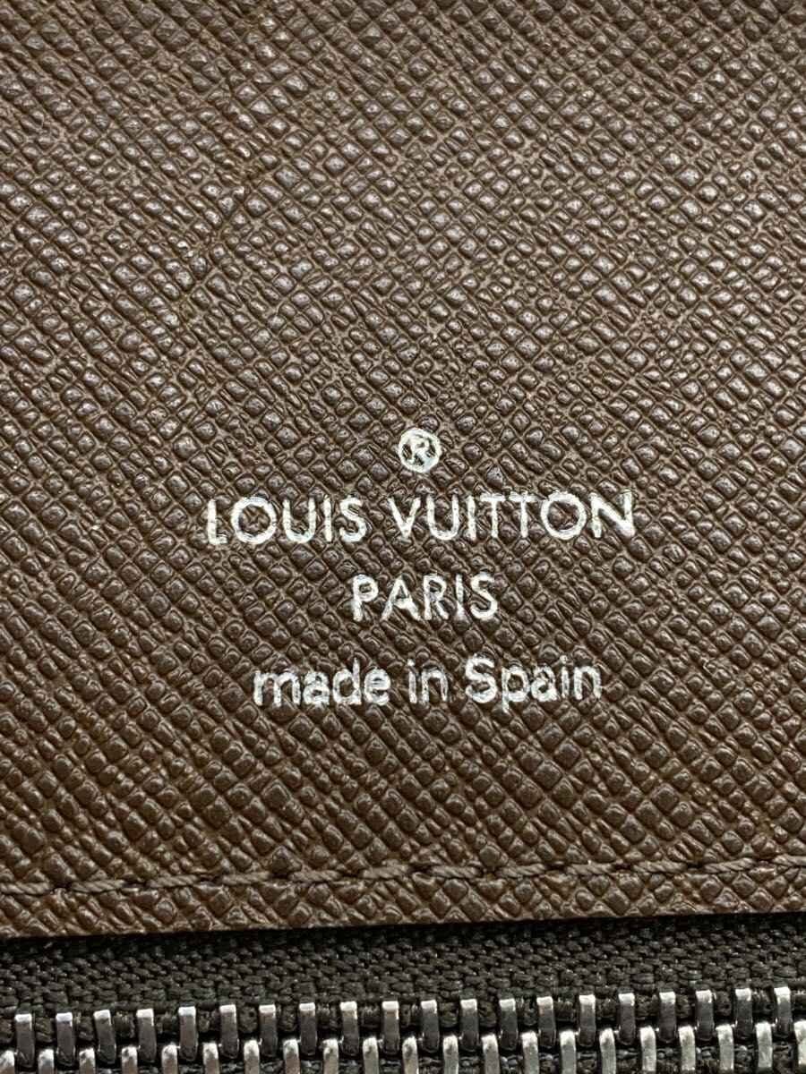 LOUIS VUITTON Selenga _Taiga BRW Solid M30788 5