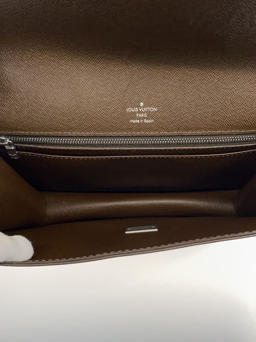 LOUIS VUITTON Selenga _Taiga BRW Solid M30788 6