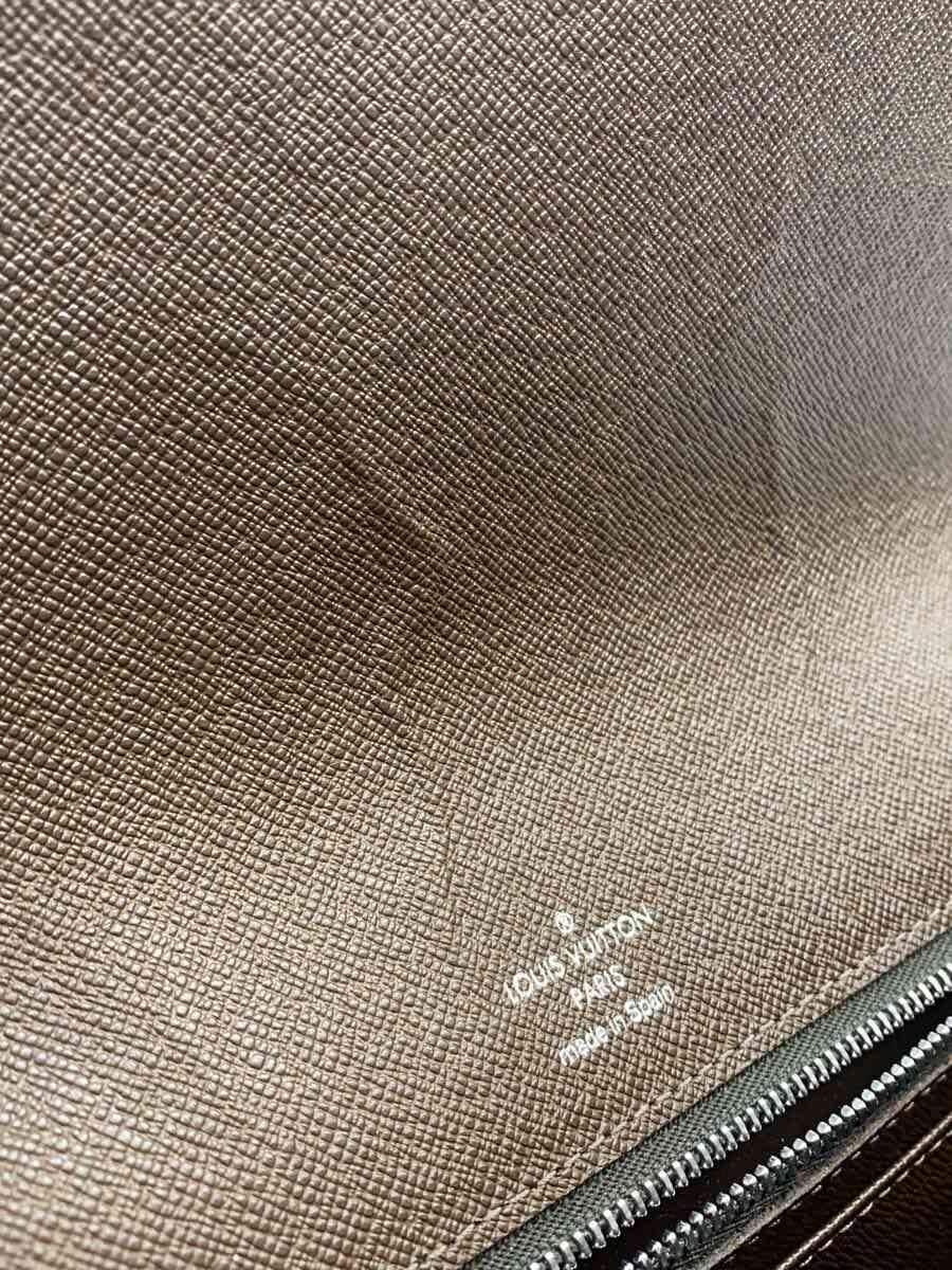 LOUIS VUITTON Selenga _Taiga BRW Solid M30788 7