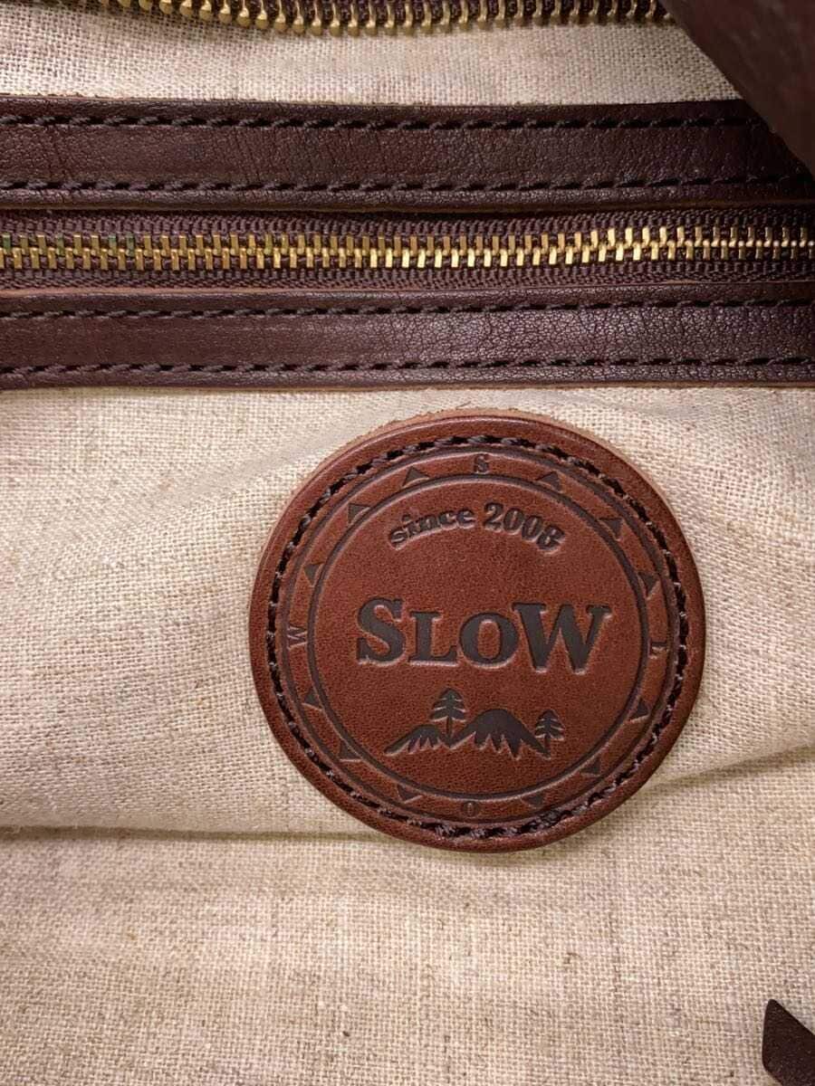 orSlowrubono Tote Bag Leather BRW Solid Color 5