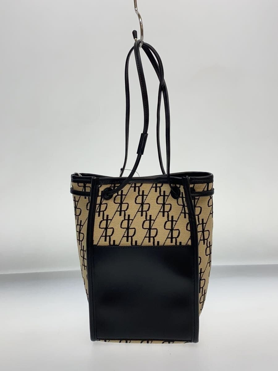 ADAM ET ROPE Handbag BEG All Over Pattern 3