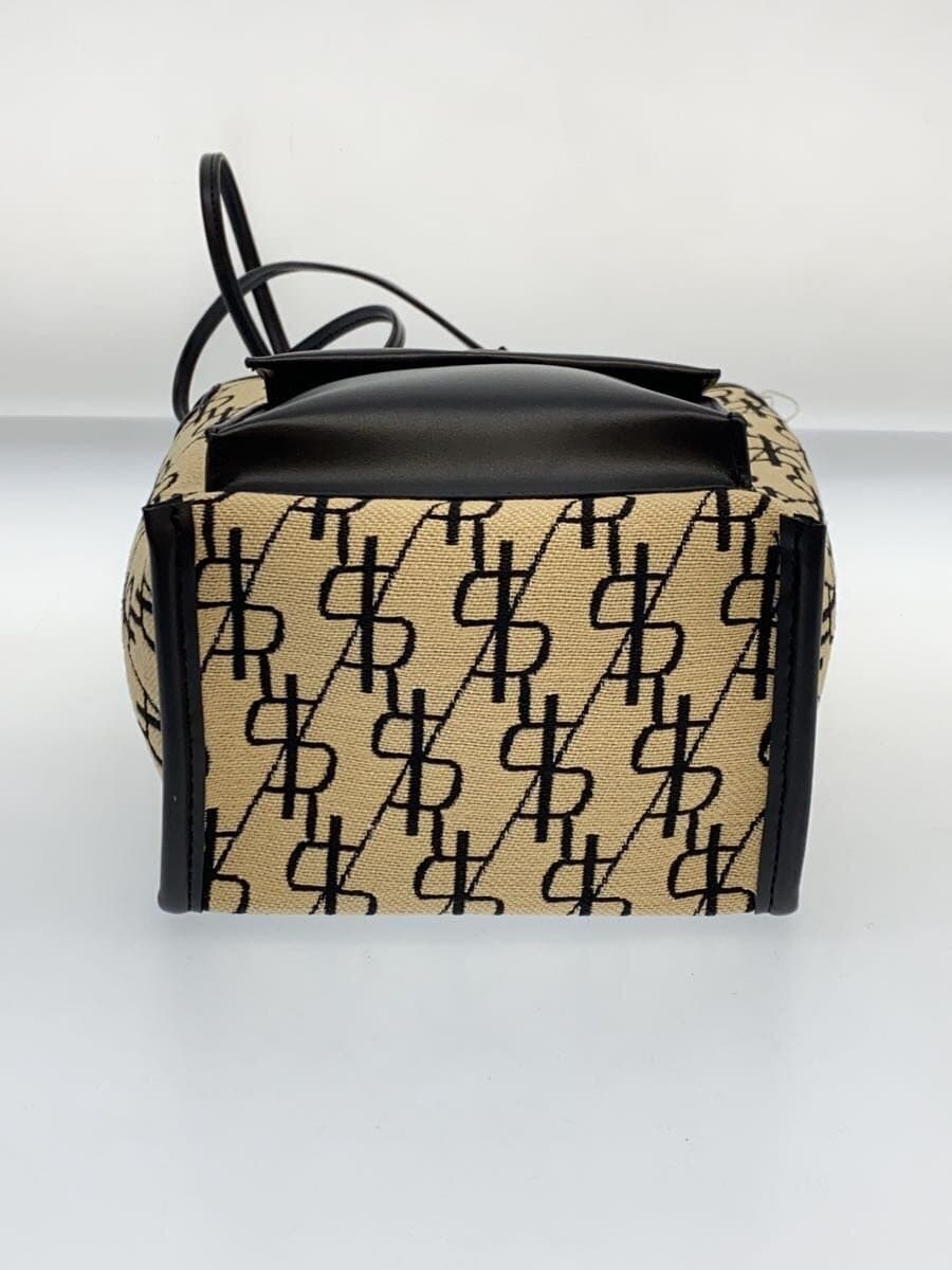 ADAM ET ROPE Handbag BEG All Over Pattern 4