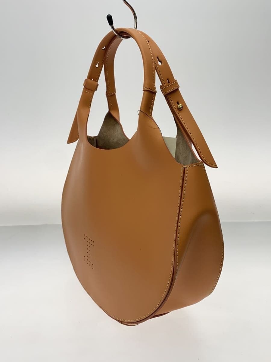 IACUCCI Handbag Leather BEG Solid 2